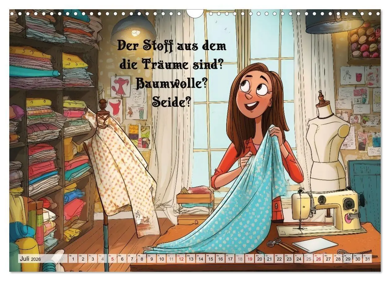 Bild: 9783516654806 | Fröhlich eingefädelt (Wandkalender 2026 DIN A3 quer), CALVENDO...