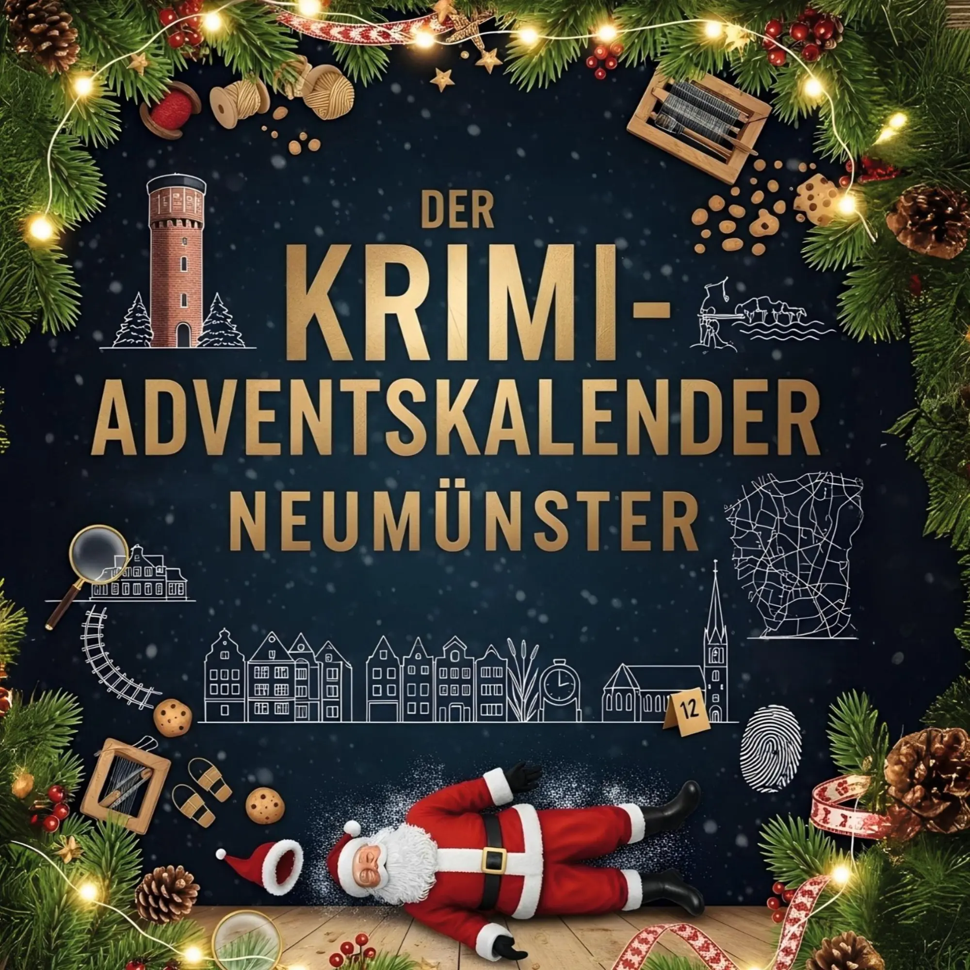 Cover: 9783695304806 | Der Krimi-Adventskalender Neumünster | Mordsverdächtig in 24 Akten
