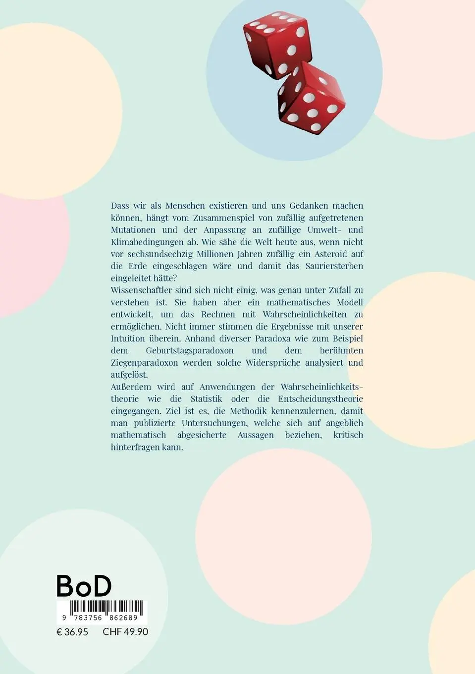 Rückseite: 9783754324806 | Der Zufall hat seine eigenen Gesetze | Manfred Koch | Taschenbuch