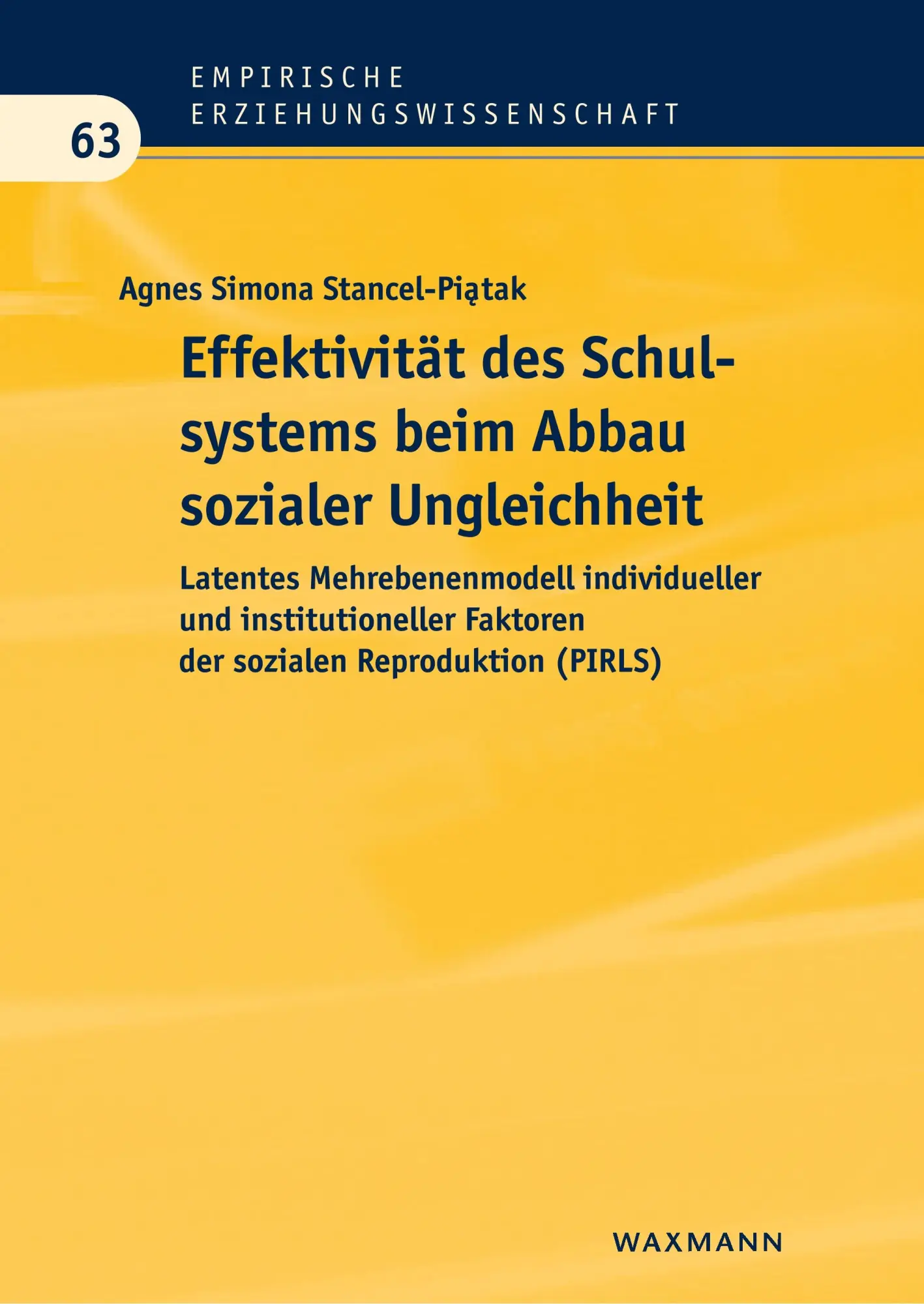 Cover: 9783830934806 | Effektivität des Schulsystems beim Abbau sozialer Ungleichheit | Buch