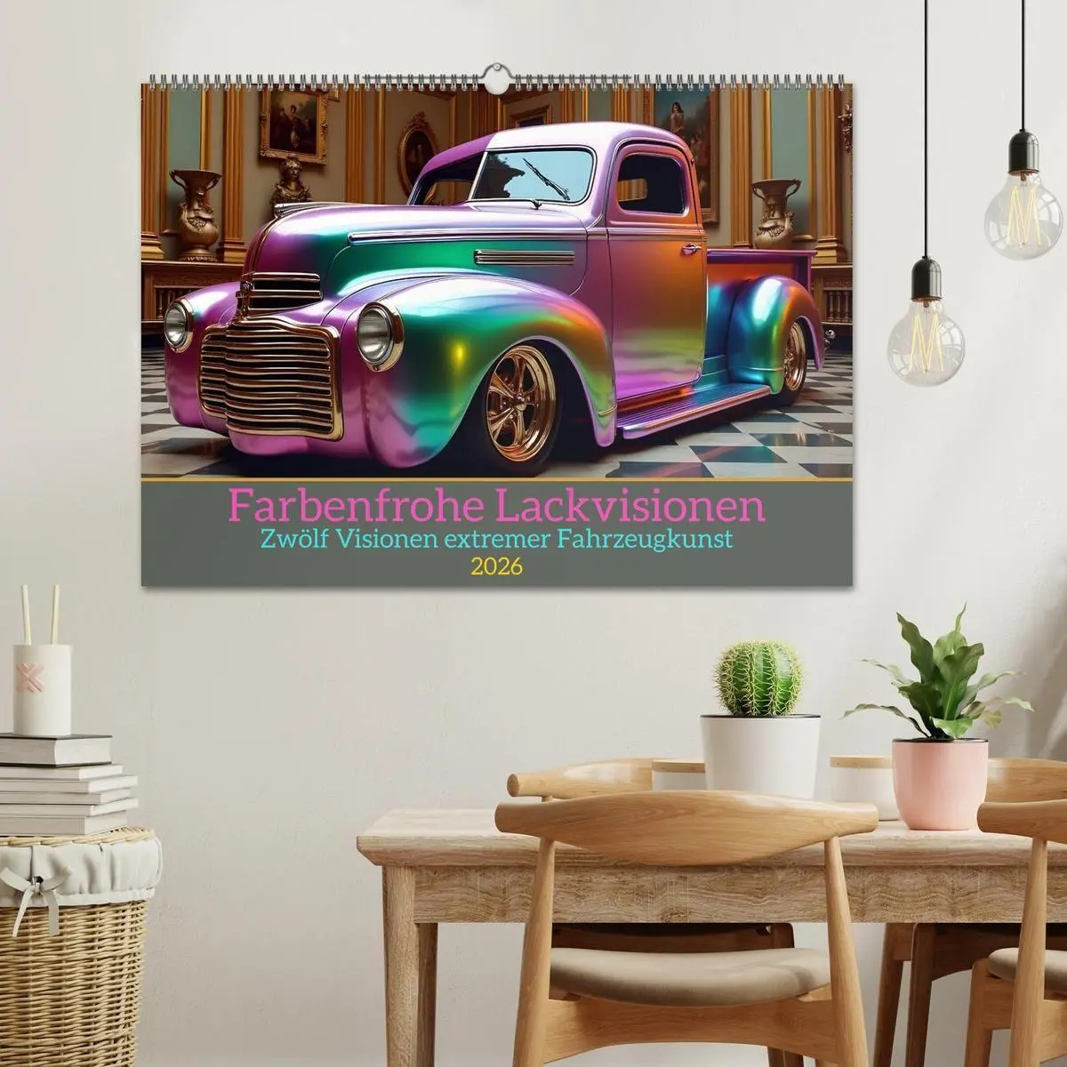 Bild: 9783516714906 | Farbenfrohe Lackvisionen (Wandkalender 2026 DIN A2 quer), CALVENDO...