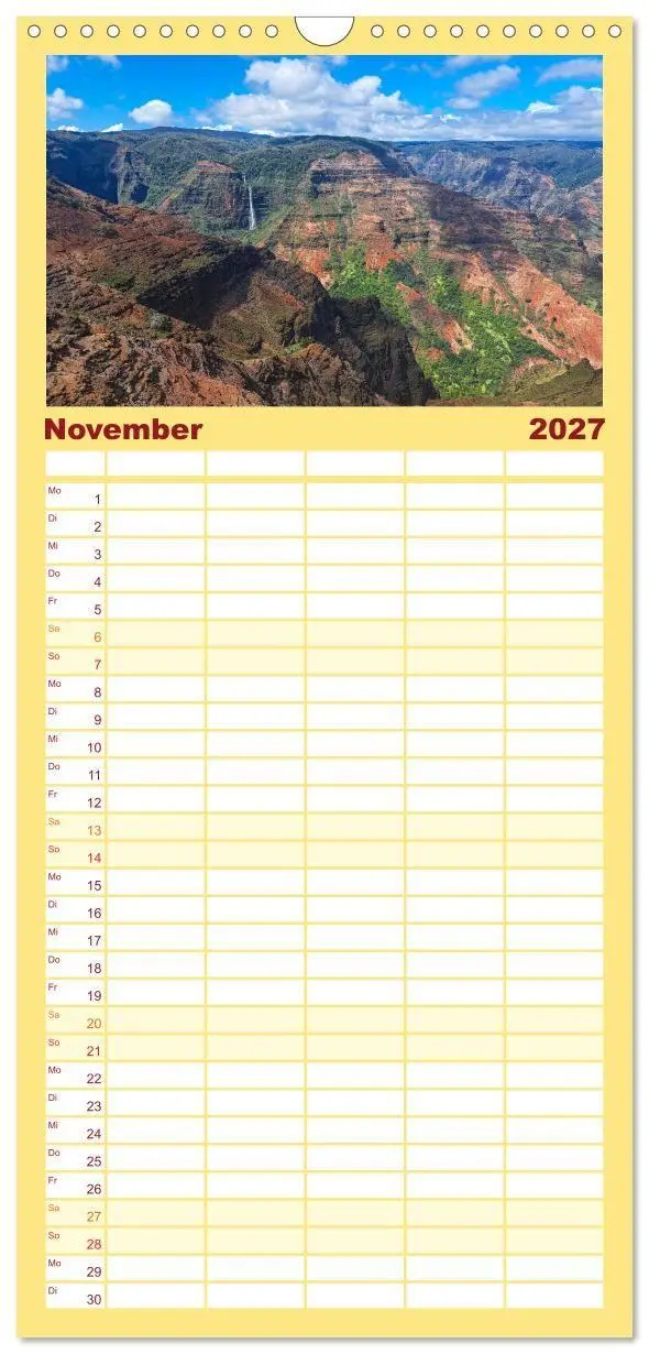 Bild: 9783594314906 | Familienplaner 2027 - Hawaii - Eindrücke von Big Island, Kauai &amp;...