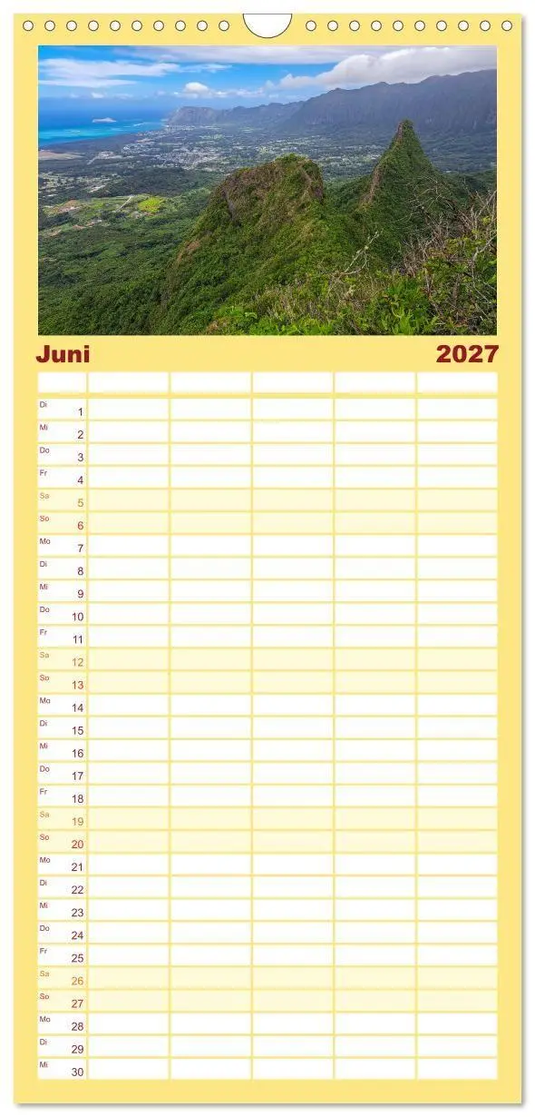 Bild: 9783594314906 | Familienplaner 2027 - Hawaii - Eindrücke von Big Island, Kauai &amp;...