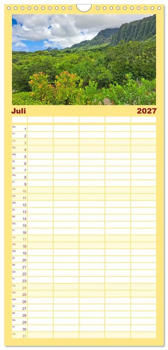 Bild: 9783594314906 | Familienplaner 2027 - Hawaii - Eindrücke von Big Island, Kauai &amp;...