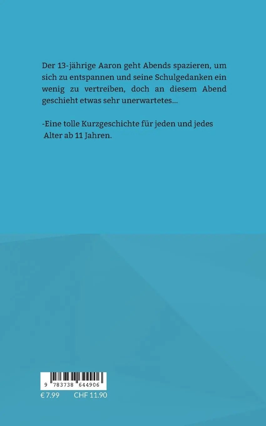 Rückseite: 9783738644906 | Aarons Abenteuer | Eine kurze Fantasy Geschichte | Areg Zakaryan