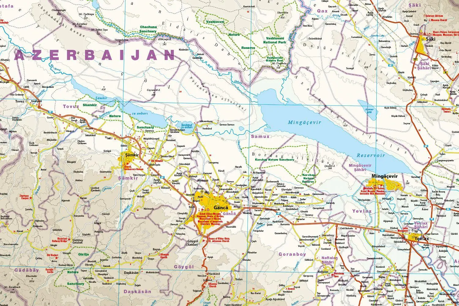 Bild: 9783831774906 | Reise Know-How Landkarte Aserbaidschan Azerbaijan (1:400.000) | 2 S.