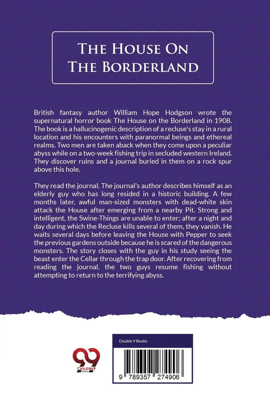 Rückseite: 9789357274906 | The House on the Borderland | William Hope Hodgson | Taschenbuch