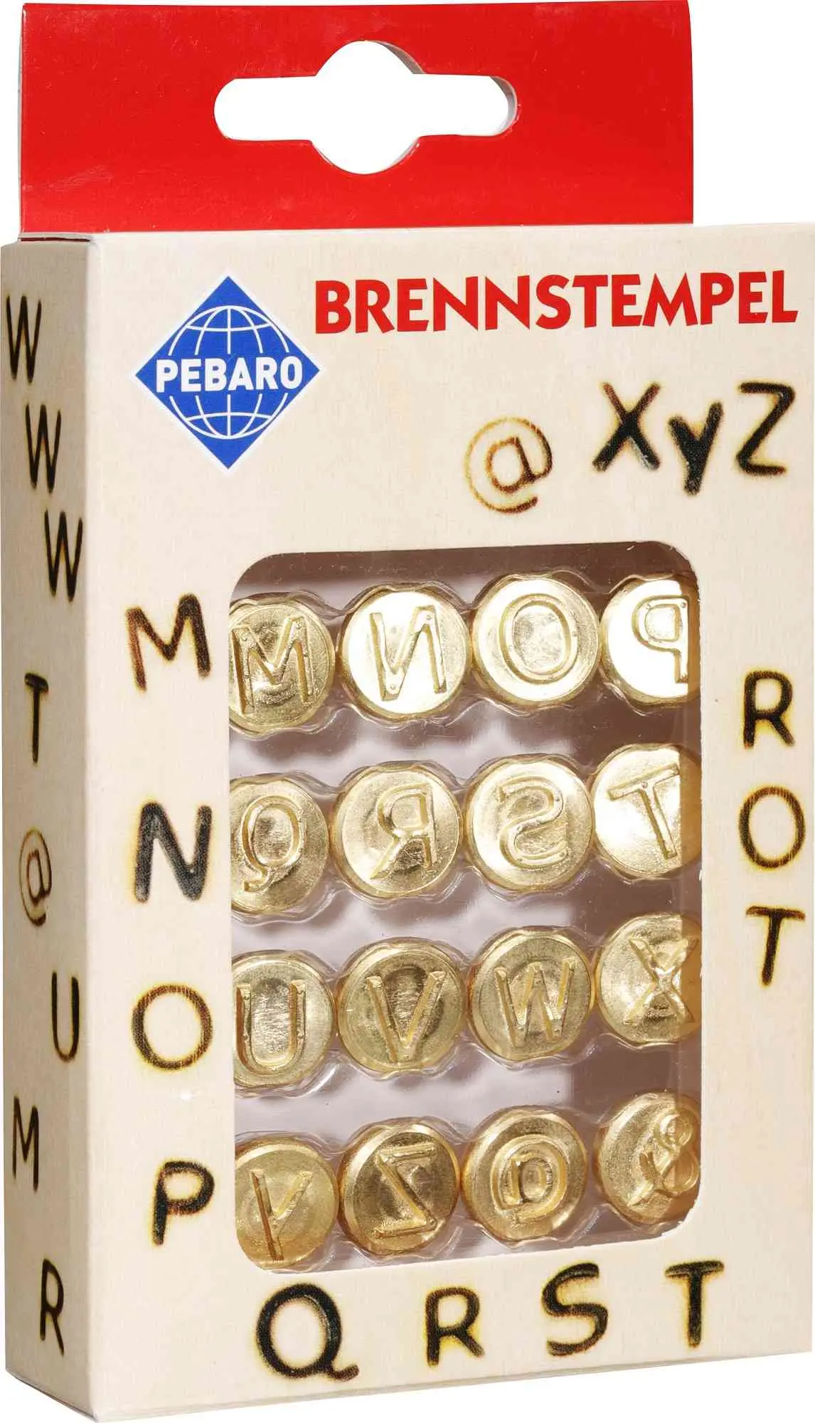 Cover: 4006094205006 | PEBARO 20500 - Brennstempel Buchstaben M-Z und Zeichen, 16-teilig,...