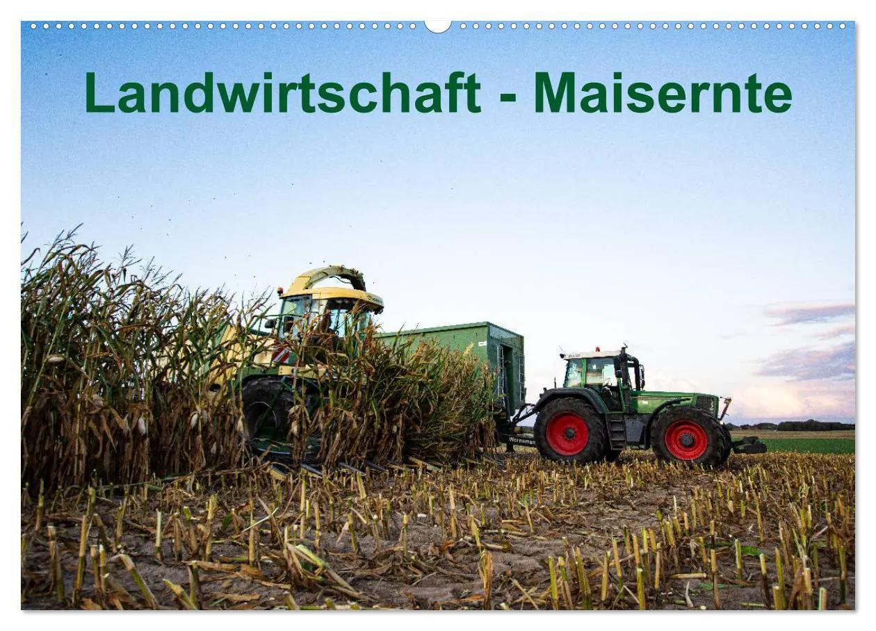 Cover: 9783457755006 | Landwirtschaft - Maisernte (Wandkalender 2026 DIN A2 quer),...
