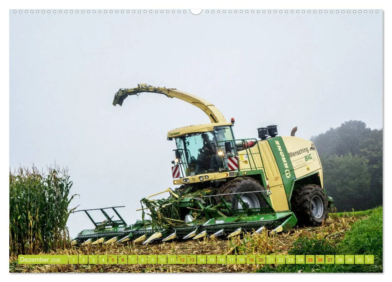 Bild: 9783457755006 | Landwirtschaft - Maisernte (Wandkalender 2026 DIN A2 quer),...