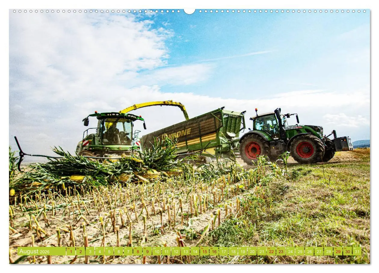 Bild: 9783457755006 | Landwirtschaft - Maisernte (Wandkalender 2026 DIN A2 quer),...