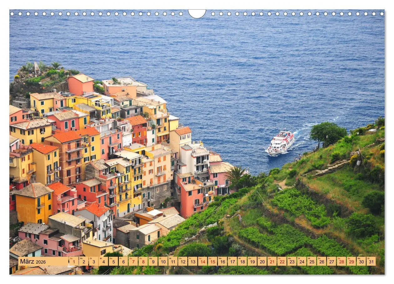 Bild: 9783457825006 | Cinque Terre - die bunten Dörfer Liguriens (Wandkalender 2026 DIN...