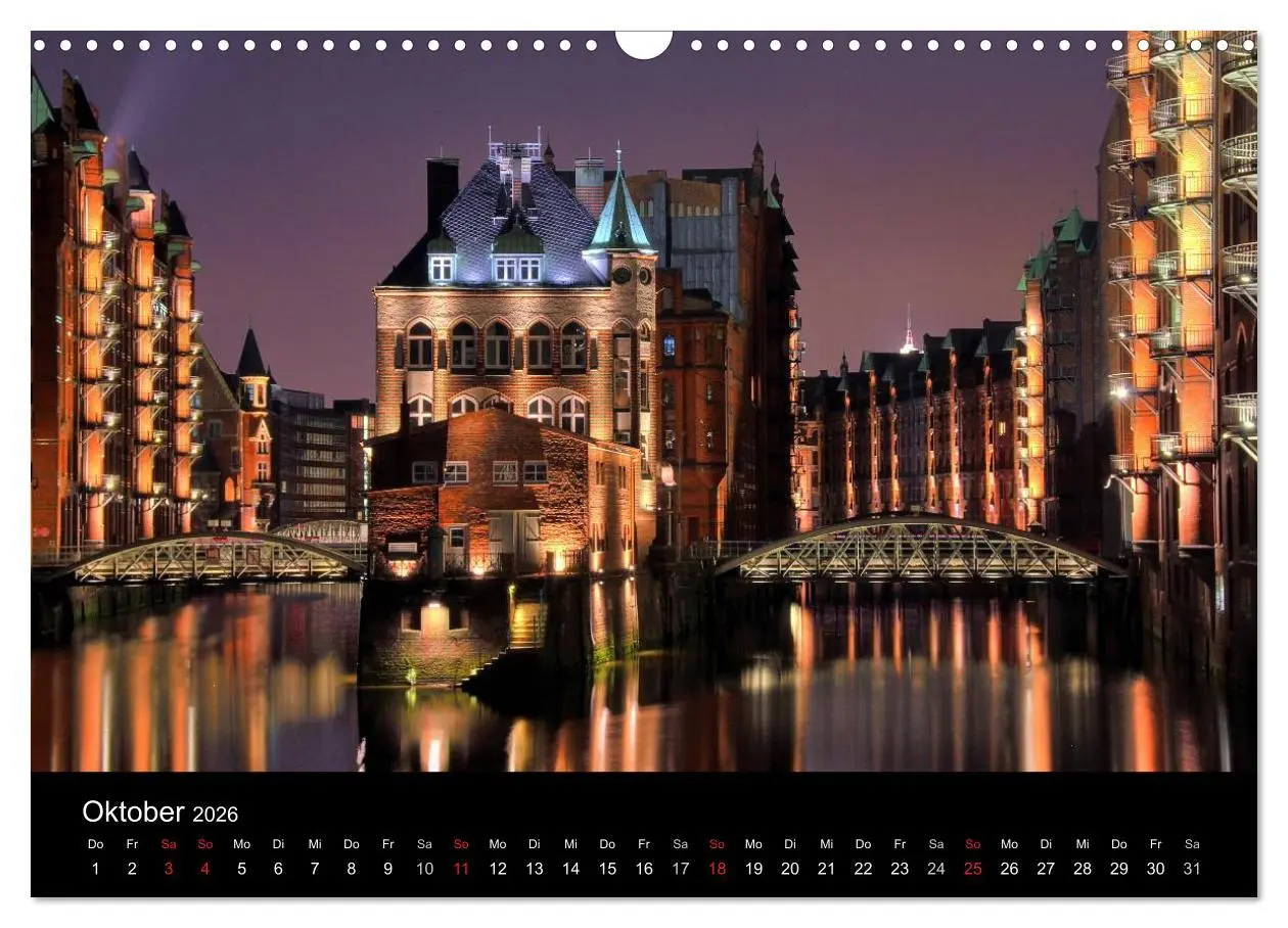 Bild: 9783516225006 | Hamburg (Wandkalender 2026 DIN A3 quer), CALVENDO Monatskalender