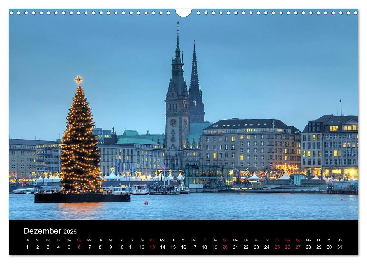 Bild: 9783516225006 | Hamburg (Wandkalender 2026 DIN A3 quer), CALVENDO Monatskalender
