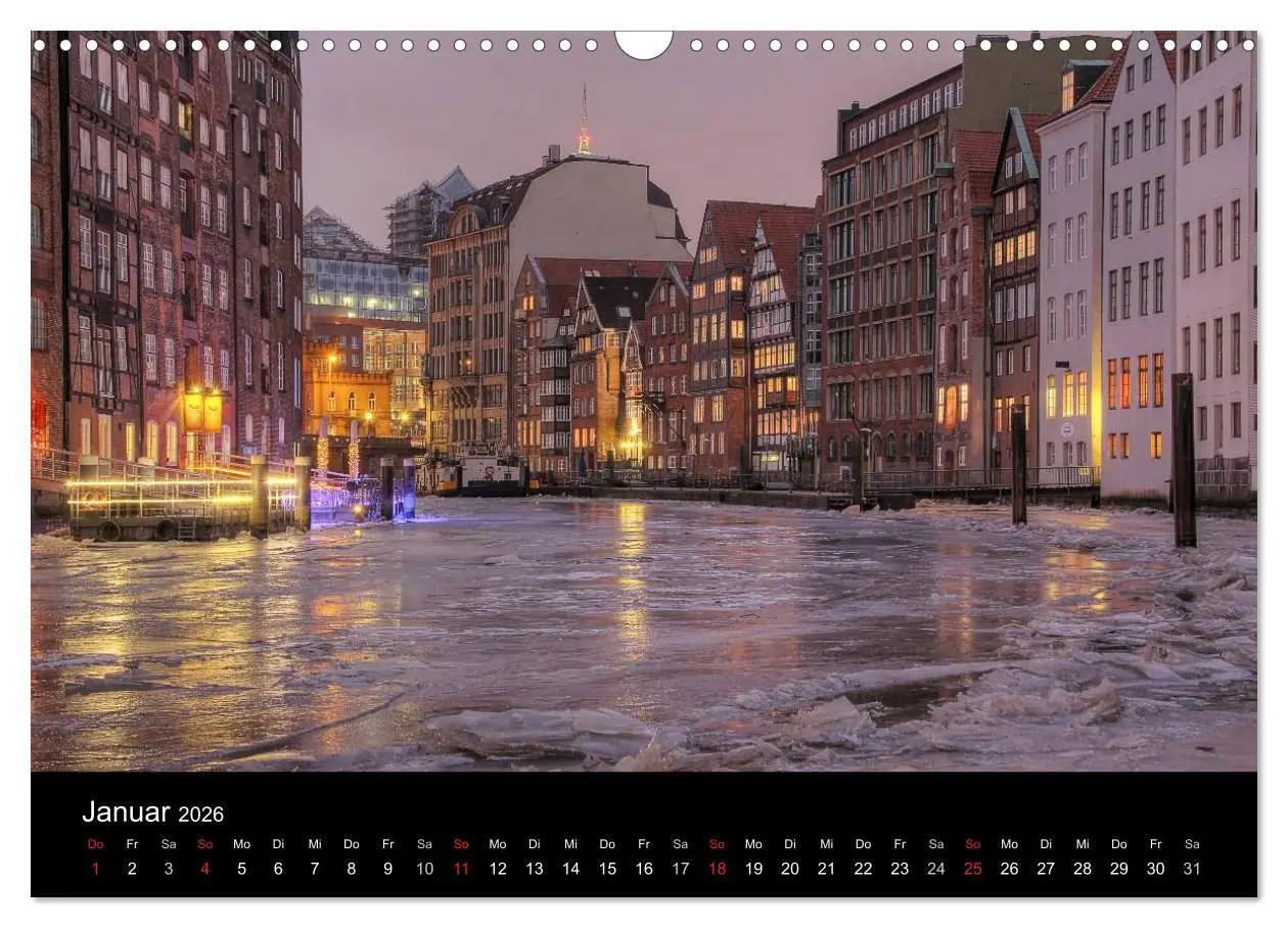 Bild: 9783516225006 | Hamburg (Wandkalender 2026 DIN A3 quer), CALVENDO Monatskalender
