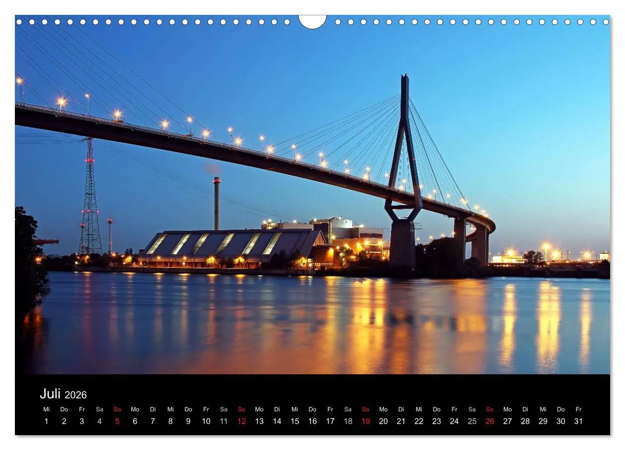 Bild: 9783516225006 | Hamburg (Wandkalender 2026 DIN A3 quer), CALVENDO Monatskalender