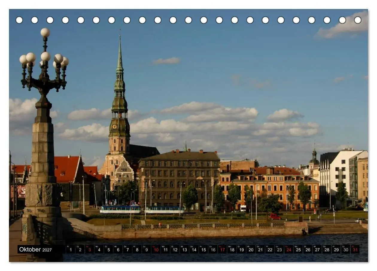 Bild: 9783594135006 | Riga + Jurmala (Tischkalender 2027 DIN A5 quer), CALVENDO...