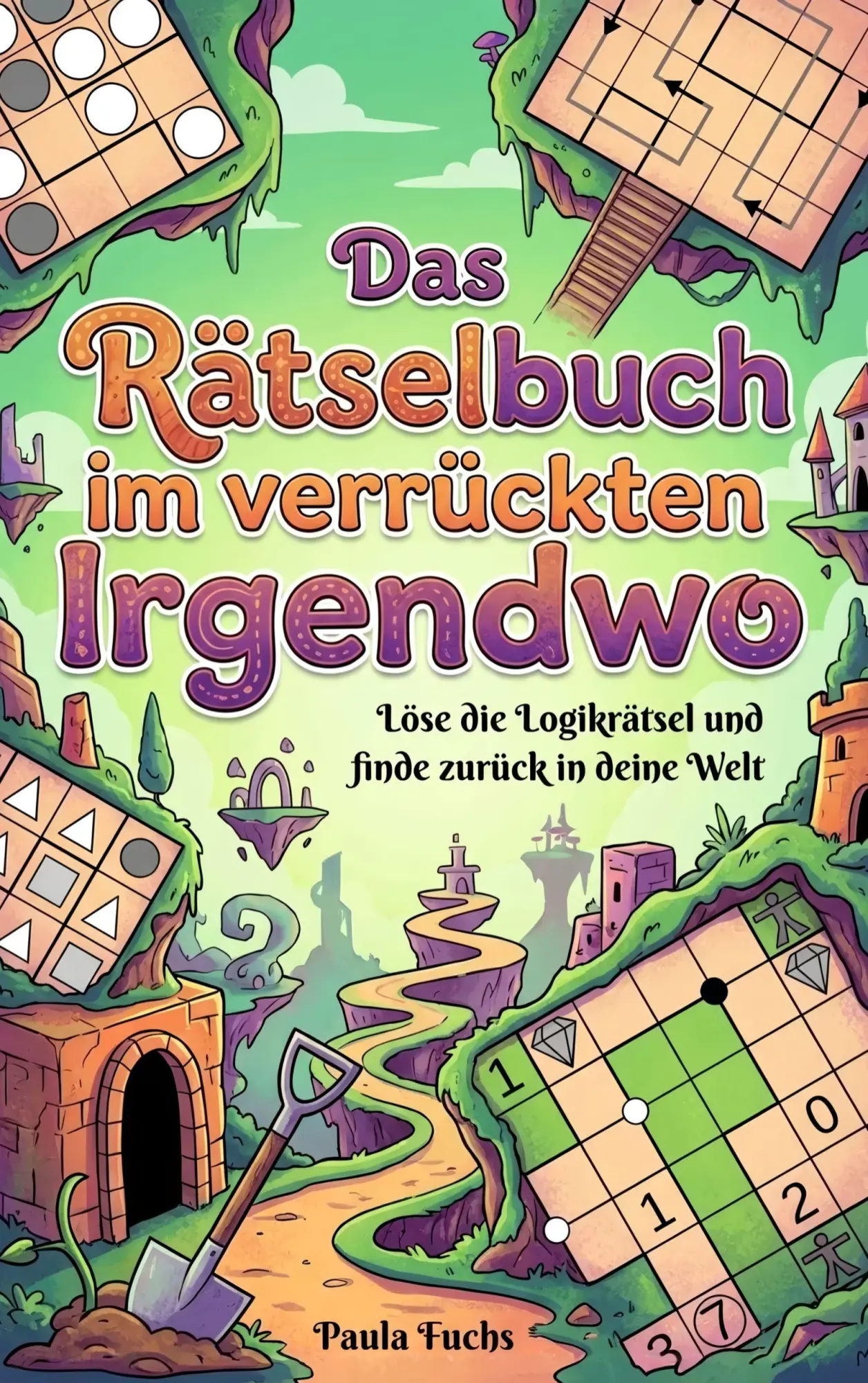 Cover: 9783912395006 | Das Rätselbuch im verrückten Irgendwo | Paula Fuchs | Taschenbuch
