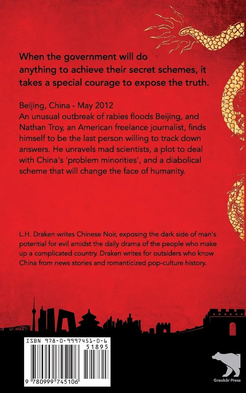 Rückseite: 9780999745106 | The Year of the Rabid Dragon | A Beijing, China Thriller | Draken