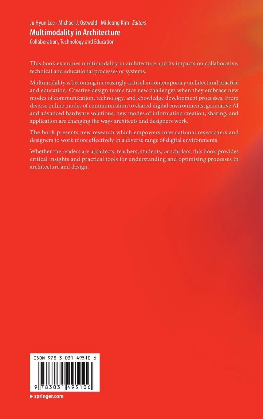 Rückseite: 9783031495106 | Multimodality in Architecture | Ju Hyun Lee (u. a.) | Buch | xiv
