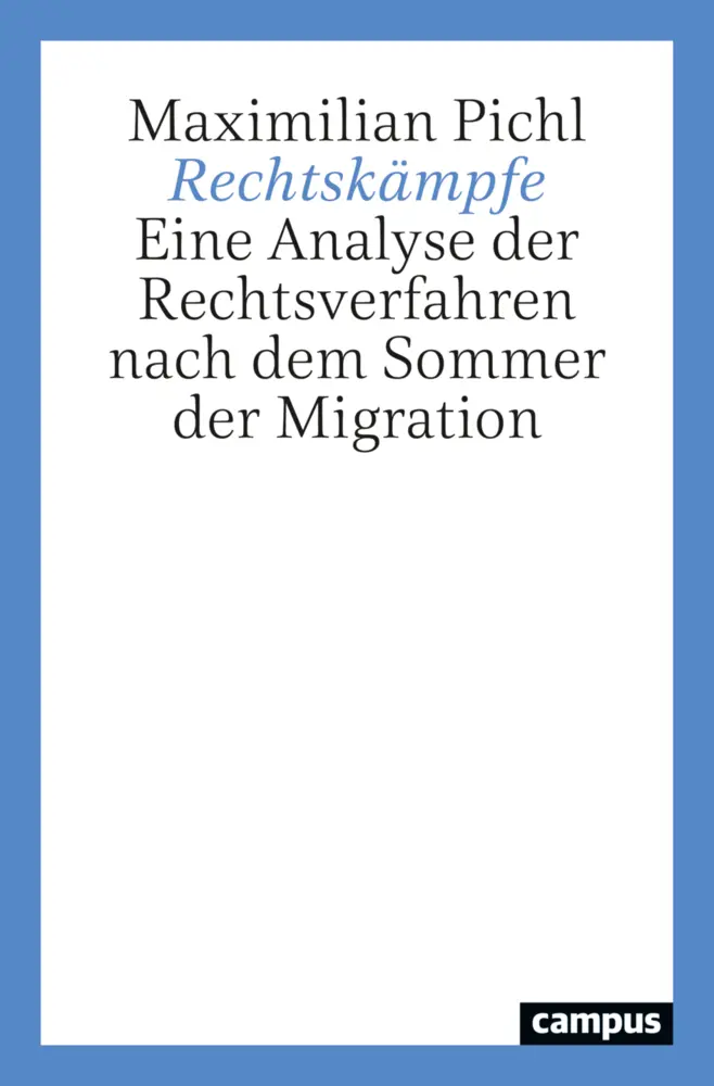 Cover: 9783593515106 | Rechtskämpfe | Maximilian Pichl | Taschenbuch | 359 S. | Deutsch