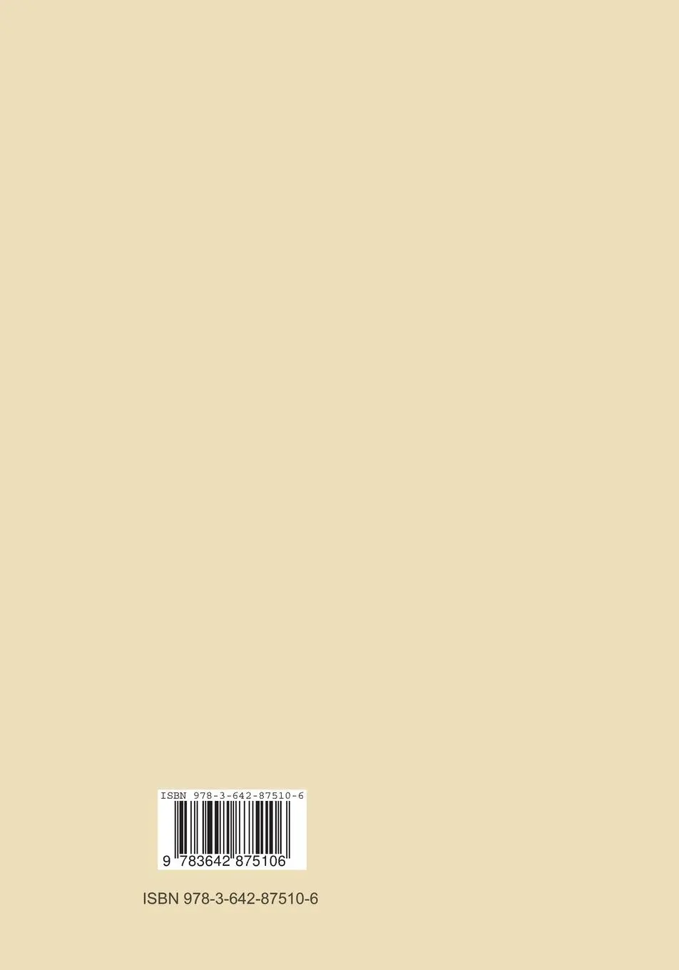 Rückseite: 9783642875106 | Mineralöle und verwandte Produkte | C. Zerbe | Taschenbuch | vii