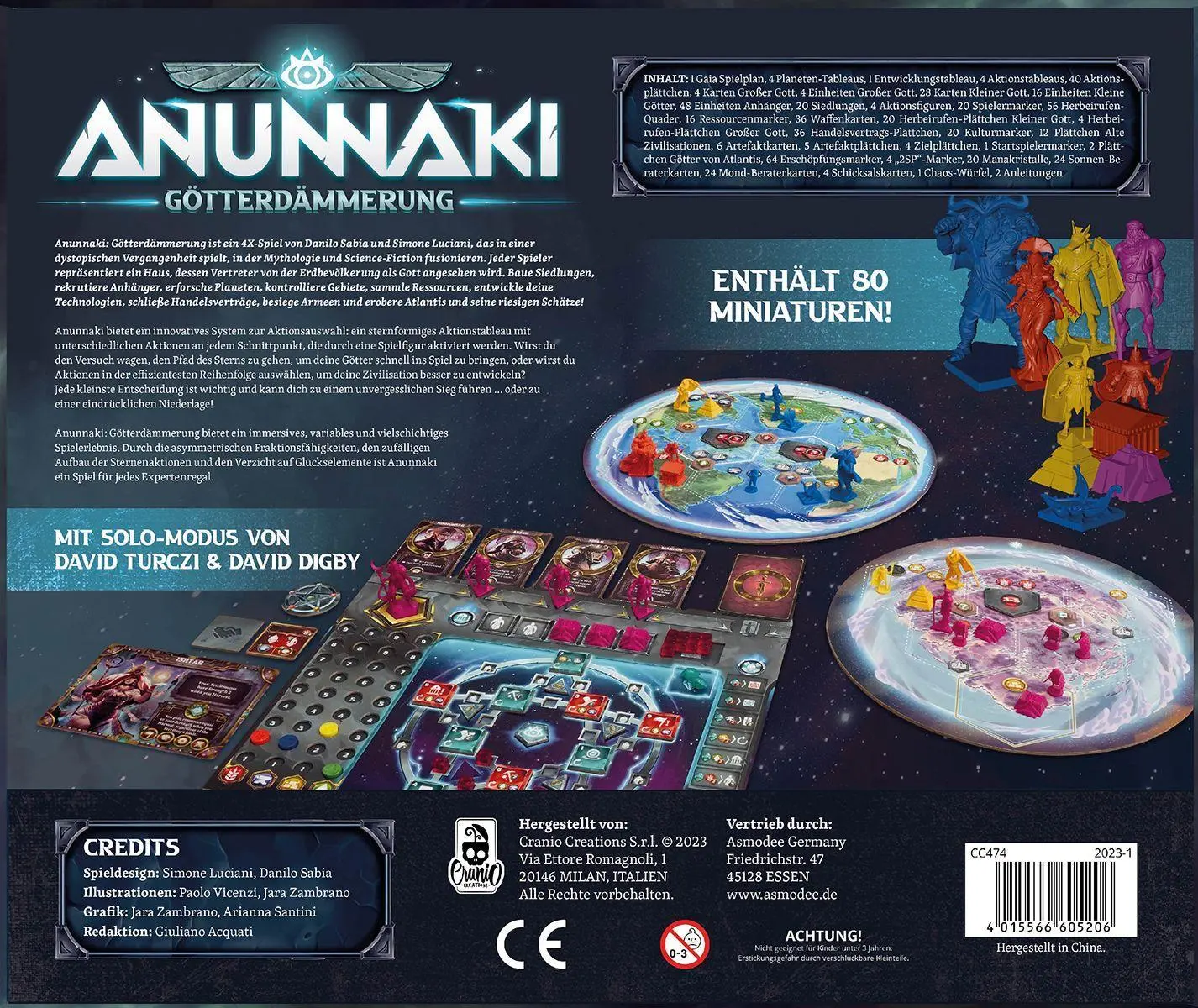 Bild: 4015566605206 | Anunnaki Götterdämmerung | Danilo Sabia (u. a.) | Spiel | CRCD0020