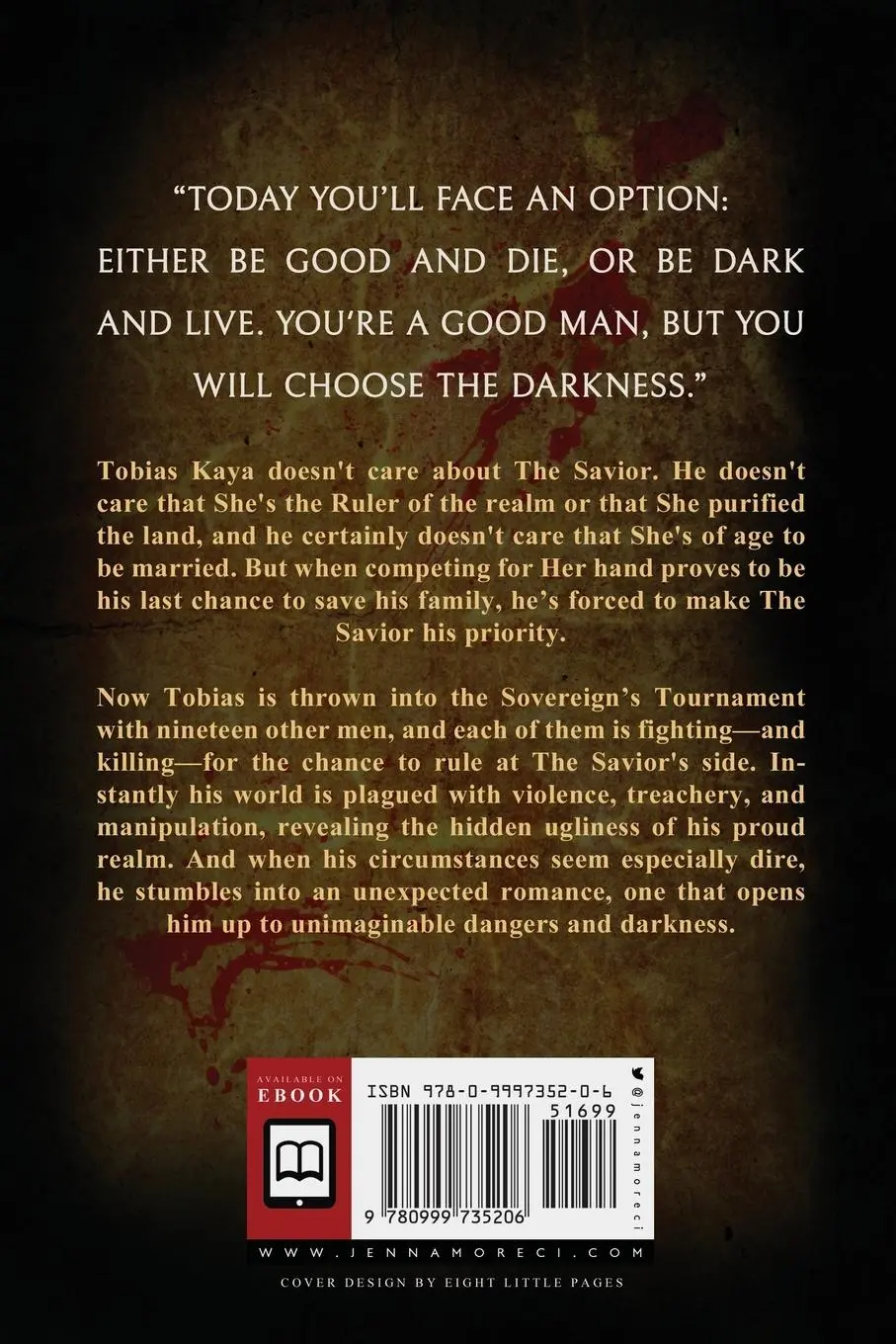 Rückseite: 9780999735206 | The Savior's Champion | Jenna Moreci | Taschenbuch | Englisch | 2018