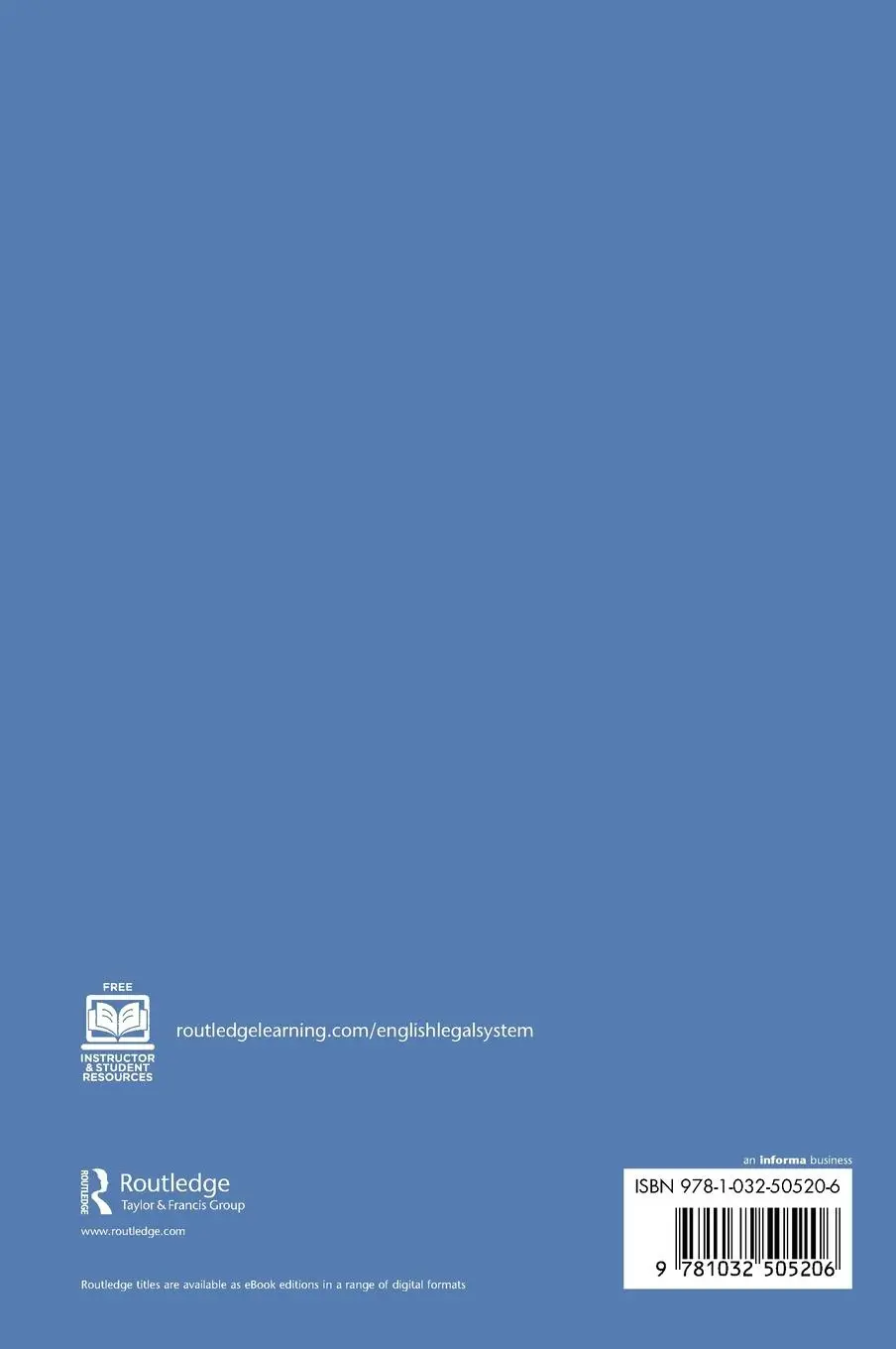 Rückseite: 9781032505206 | Slapper and Kelly's The English Legal System | David Kelly | Buch