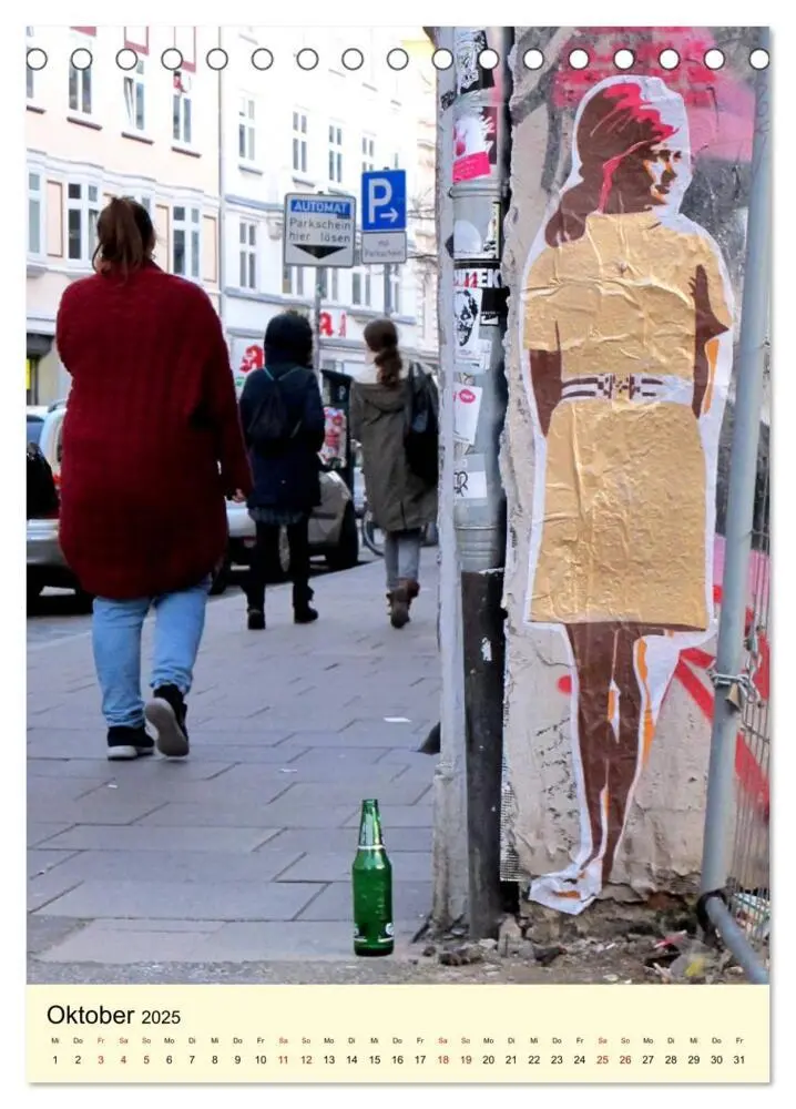 Bild: 9783435955206 | Hamburg StreetArt (Tischkalender 2025 DIN A5 hoch), CALVENDO...