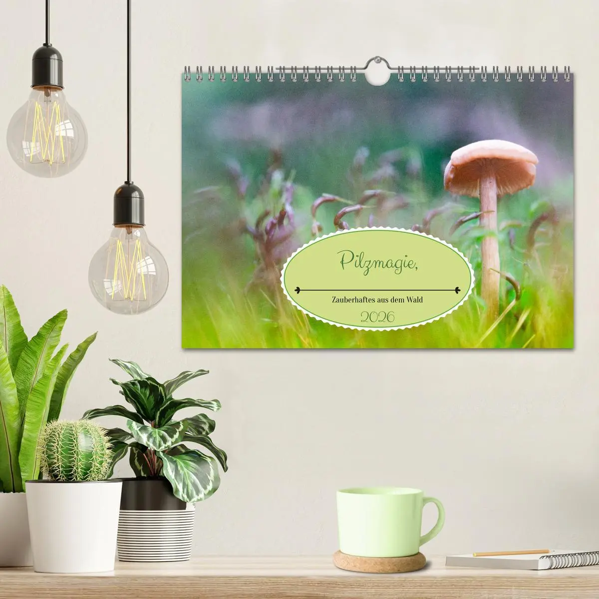 Bild: 9783457355206 | Pilzmagie (Wandkalender 2026 DIN A4 quer), CALVENDO Monatskalender