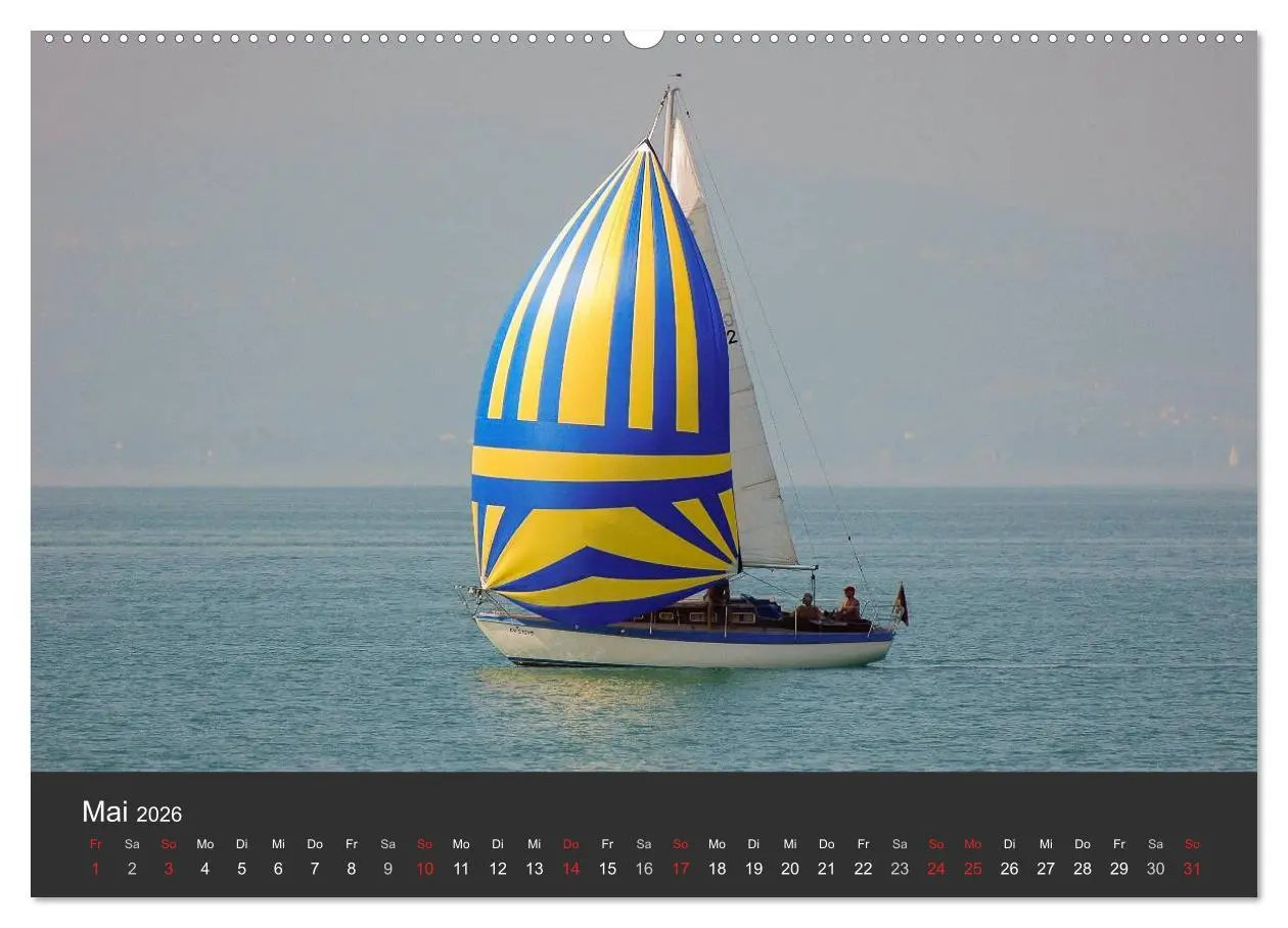 Bild: 9783457975206 | Segelboote auf dem Bodensee (Wandkalender 2026 DIN A2 quer),...
