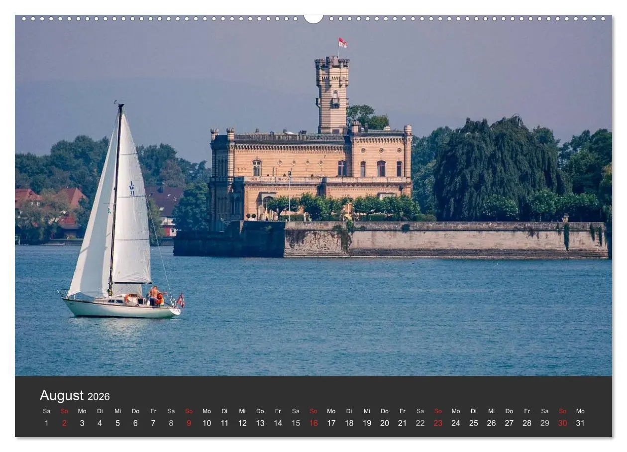 Bild: 9783457975206 | Segelboote auf dem Bodensee (Wandkalender 2026 DIN A2 quer),...