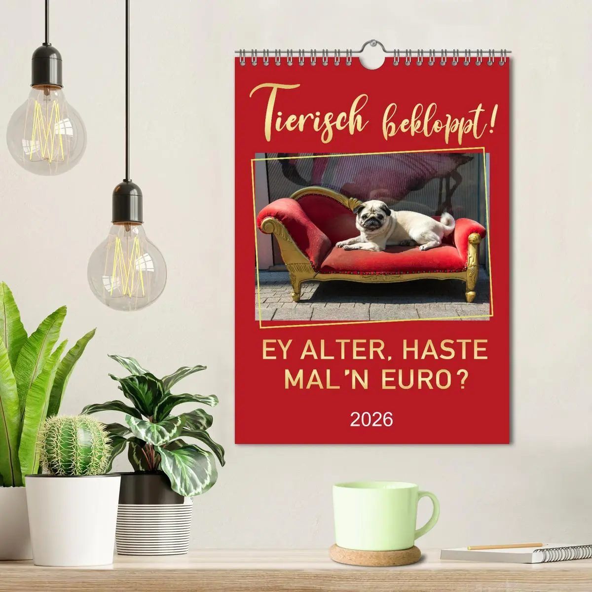 Bild: 9783516375206 | Tierisch bekloppt! (Wandkalender 2026 DIN A4 hoch), CALVENDO...