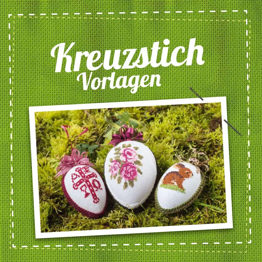 Bild: 9783702015206 | Ostereier schön bestickt | 450 Kreuzstichmotive | Helga König | Buch