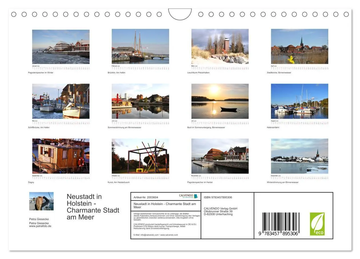 Bild: 9783457895306 | Neustadt in Holstein - Charmante Stadt am Meer (Wandkalender 2026...