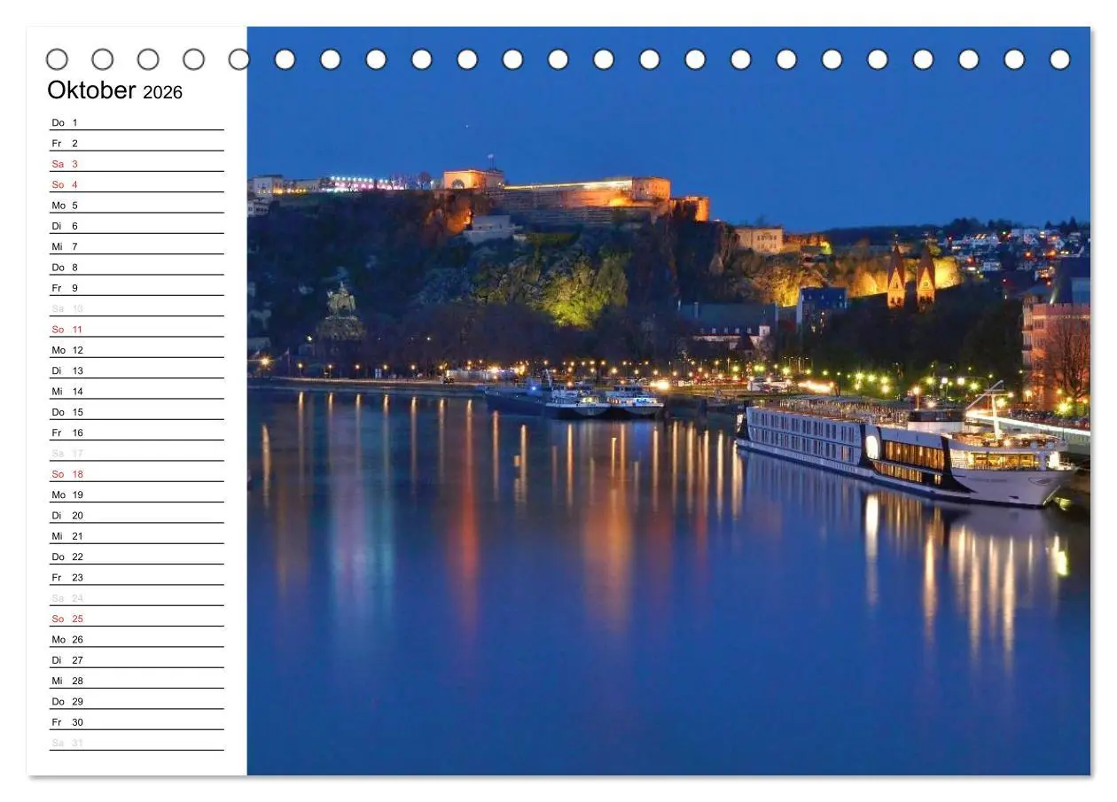 Bild: 9783516055306 | Der Koblenz Kalender (Tischkalender 2026 DIN A5 quer), CALVENDO...