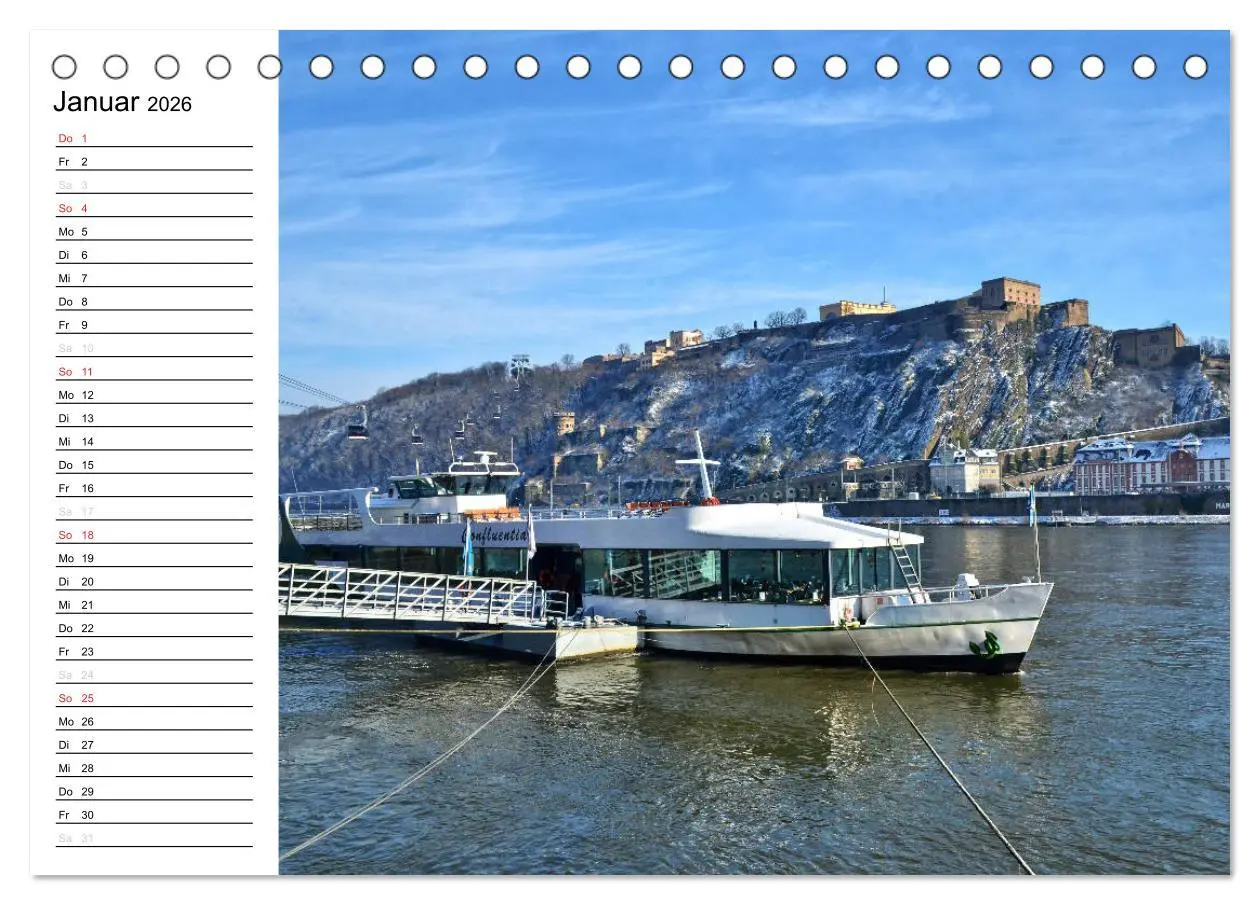 Bild: 9783516055306 | Der Koblenz Kalender (Tischkalender 2026 DIN A5 quer), CALVENDO...
