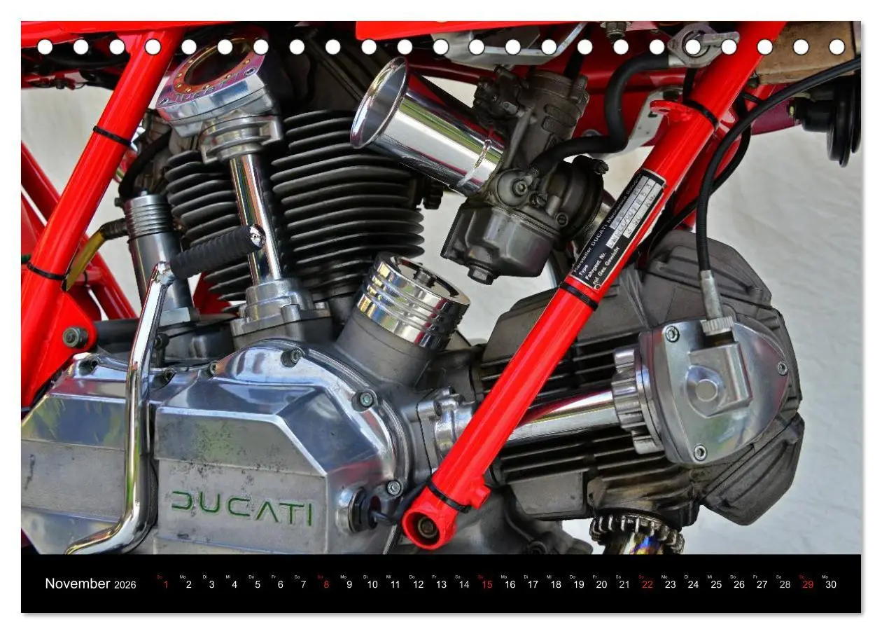 Bild: 9783516125306 | Ducati 900SS Königswelle (Tischkalender 2026 DIN A5 quer), CALVENDO...
