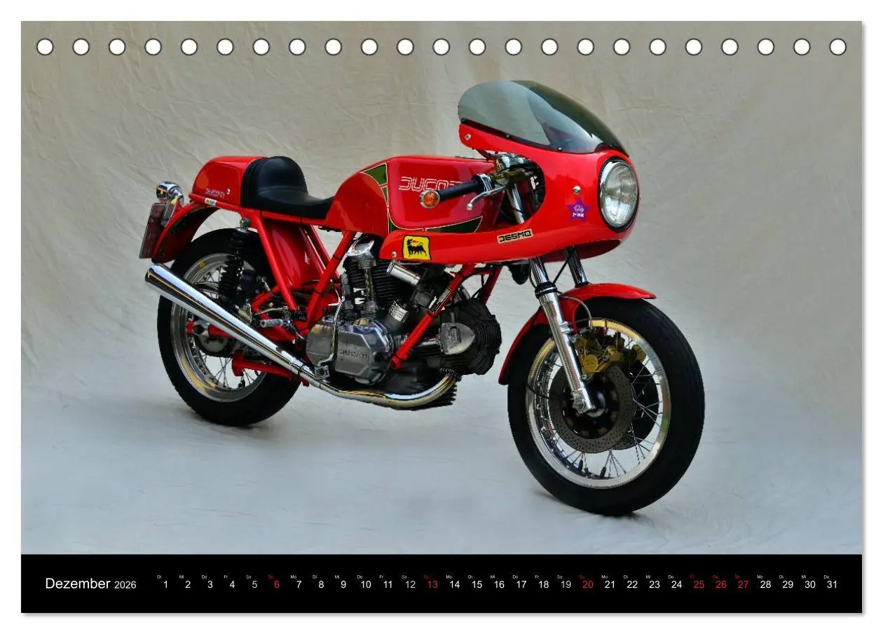 Bild: 9783516125306 | Ducati 900SS Königswelle (Tischkalender 2026 DIN A5 quer), CALVENDO...