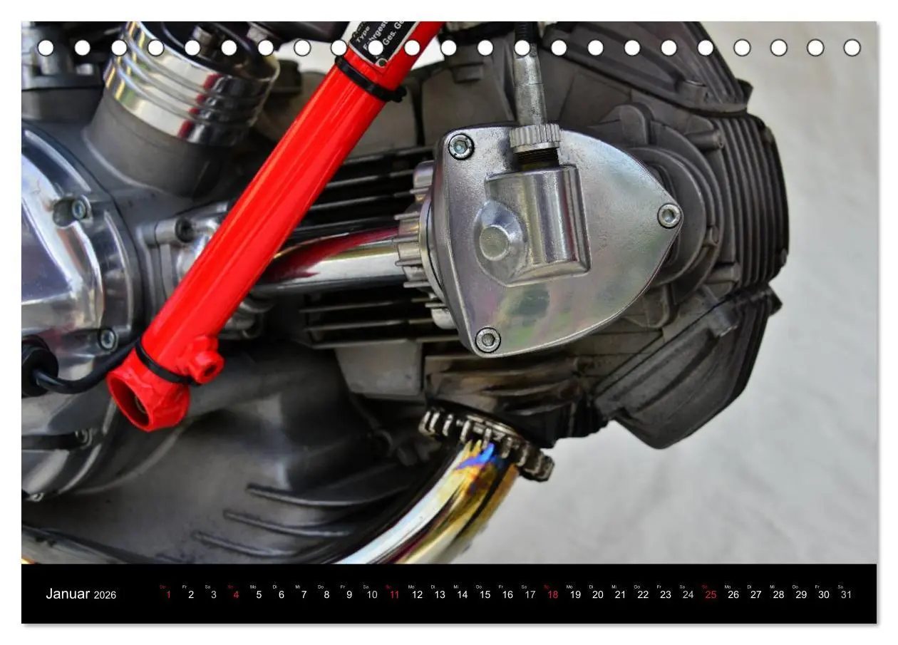 Bild: 9783516125306 | Ducati 900SS Königswelle (Tischkalender 2026 DIN A5 quer), CALVENDO...
