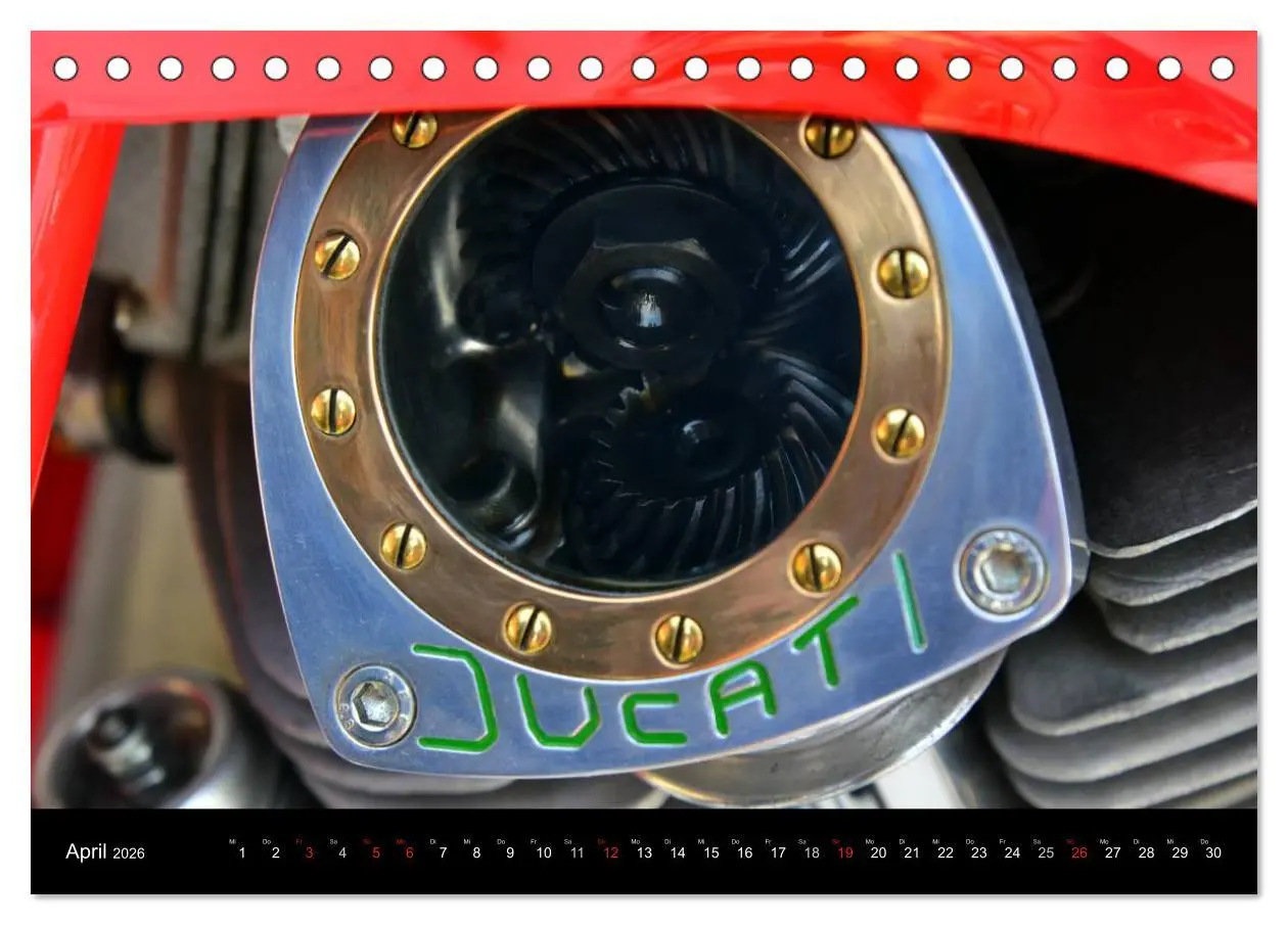 Bild: 9783516125306 | Ducati 900SS Königswelle (Tischkalender 2026 DIN A5 quer), CALVENDO...