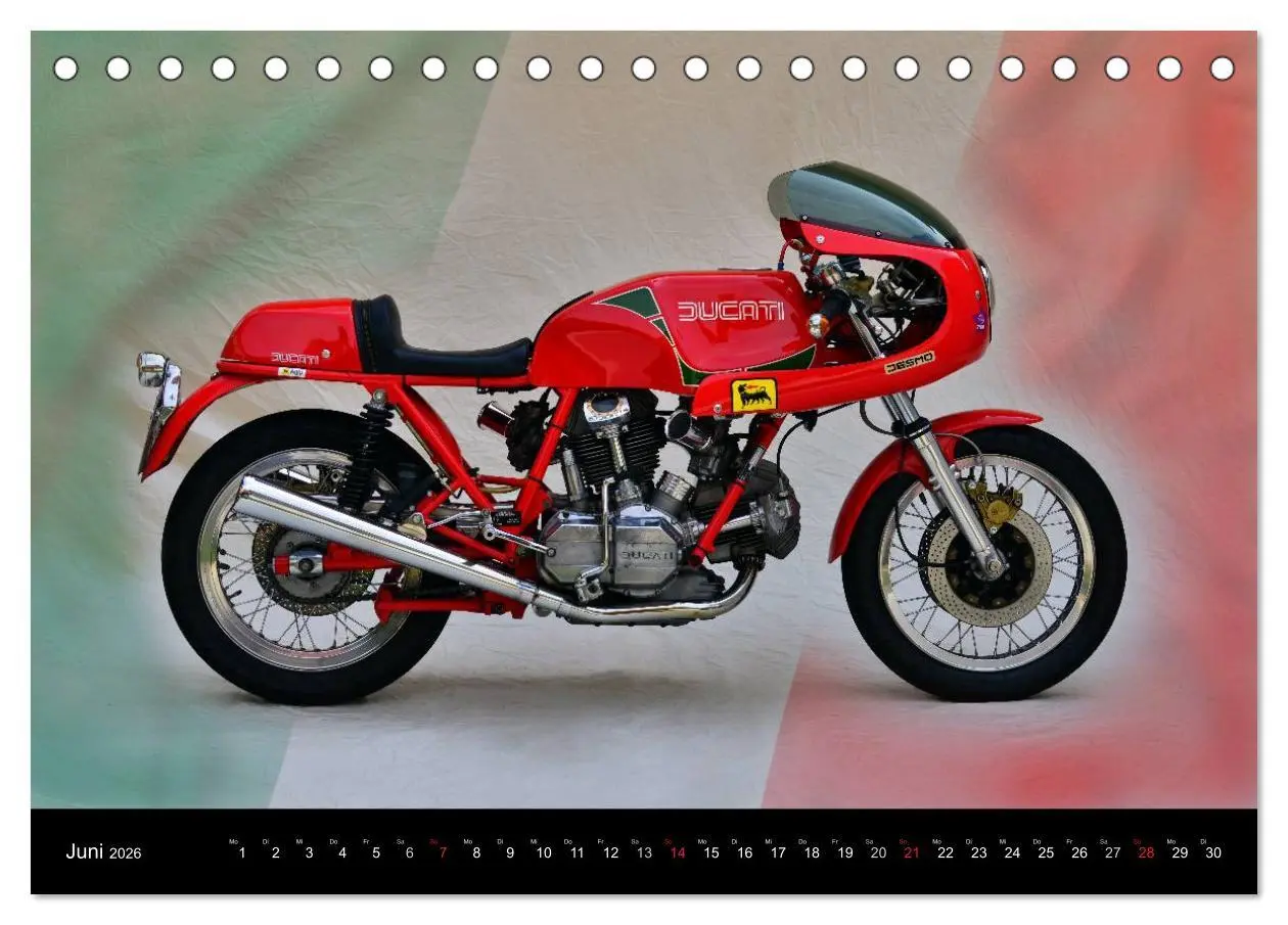 Bild: 9783516125306 | Ducati 900SS Königswelle (Tischkalender 2026 DIN A5 quer), CALVENDO...