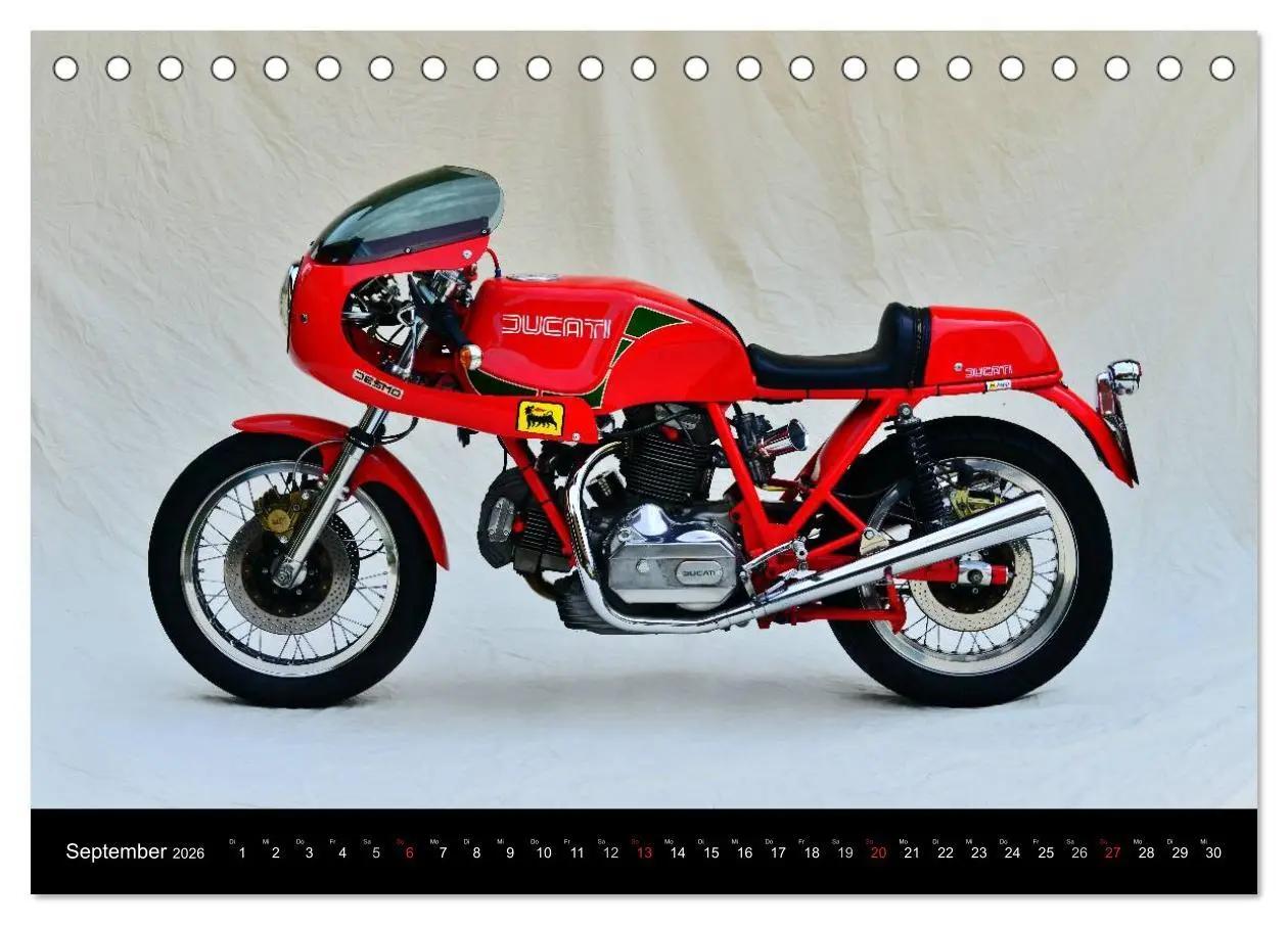 Bild: 9783516125306 | Ducati 900SS Königswelle (Tischkalender 2026 DIN A5 quer), CALVENDO...