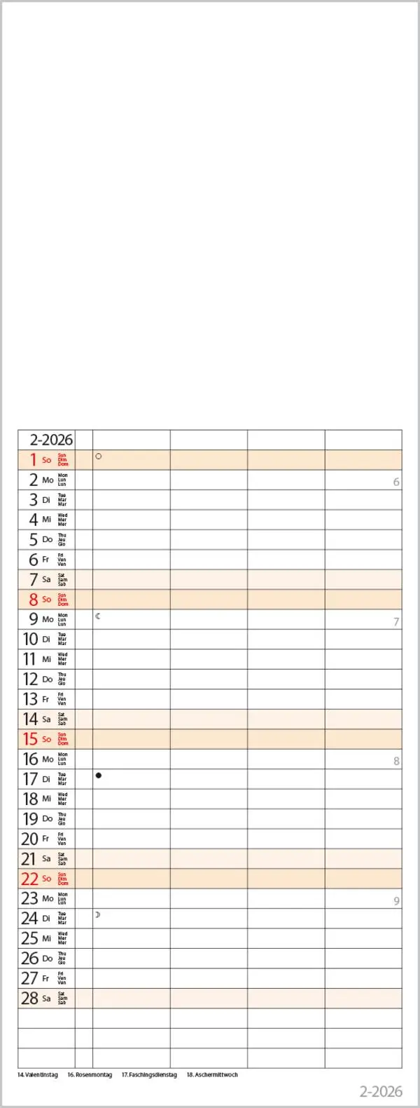 Bild: 9783731885306 | Foto-Malen-Basteln Familientimer 2026 | Verlag Korsch | Kalender