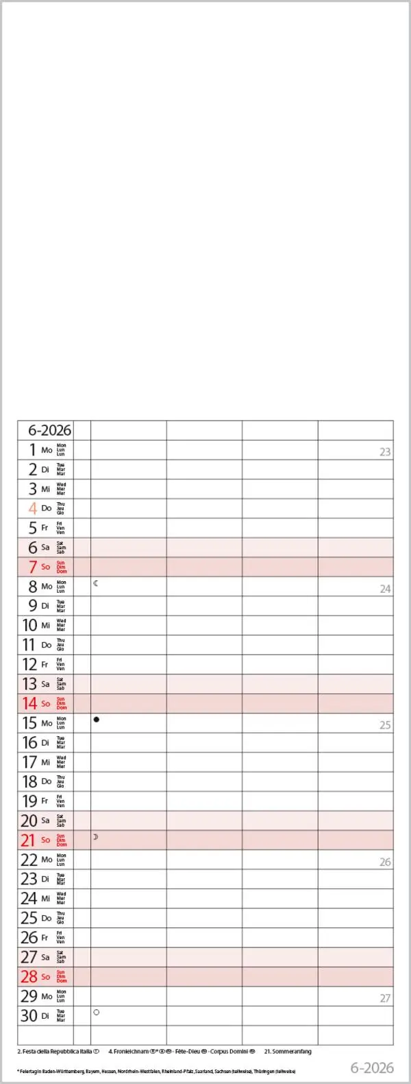 Bild: 9783731885306 | Foto-Malen-Basteln Familientimer 2026 | Verlag Korsch | Kalender