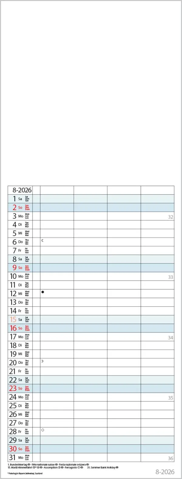 Bild: 9783731885306 | Foto-Malen-Basteln Familientimer 2026 | Verlag Korsch | Kalender