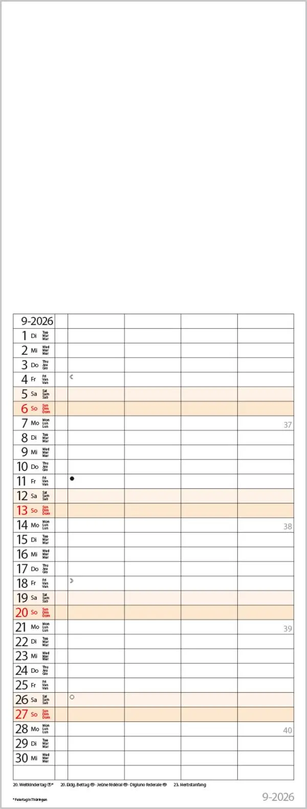 Bild: 9783731885306 | Foto-Malen-Basteln Familientimer 2026 | Verlag Korsch | Kalender