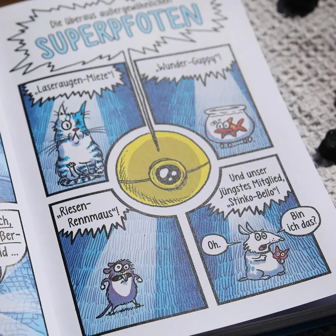 Bild: 9783751205306 | Die Superpfoten 1. Ein Hund mit Pups-Power | Mark Tatulli | Buch