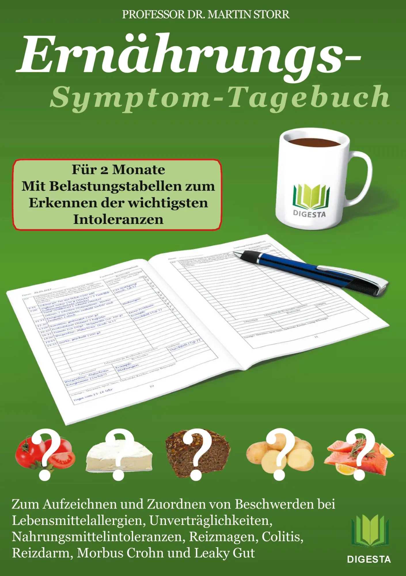 Cover: 9783753425306 | Ernährungs-Symptom-Tagebuch für 2 Monate | Martin Storr | Taschenbuch